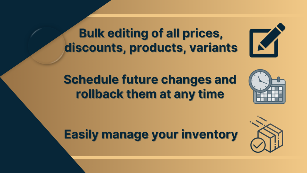 Bulk product edit Bulk product edit