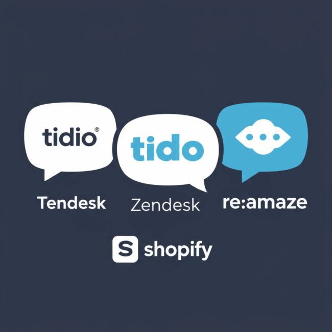 My Deep Dive into Shopify Chat Apps: Tidio, Zendesk, and Re:amaze Compared