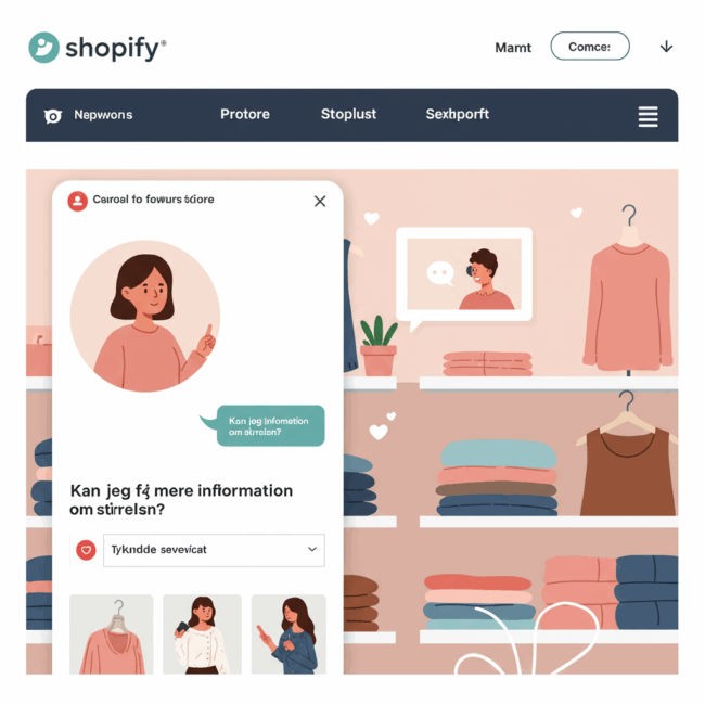Sådan Opsætter Du Live Chat Support i Din Shopify Butik
