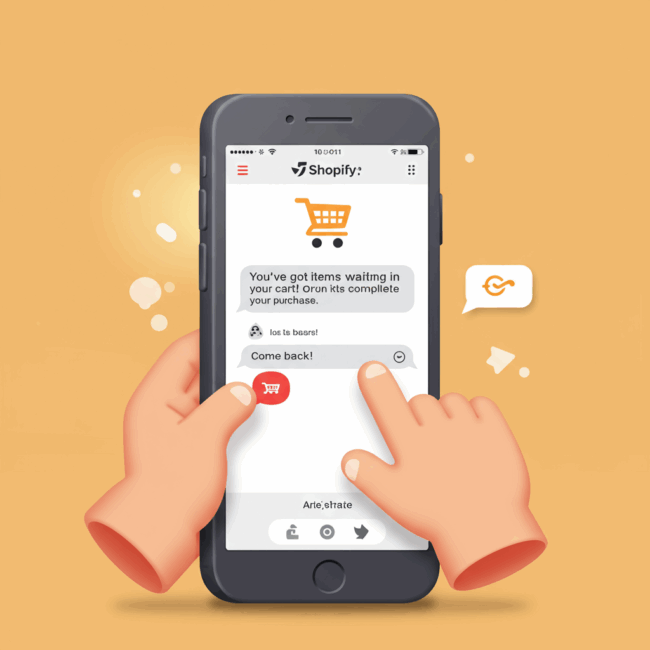 Återvinn Förlorad Försäljning: Din Guide till SMS-Påminnelser för Övergivna Kundvagnar på Shopify