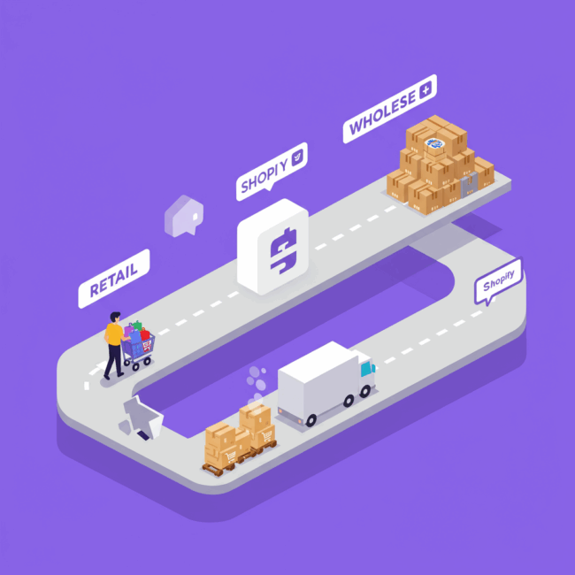 Mi Guía Esencial: Shopify Mayorista vs. Minorista