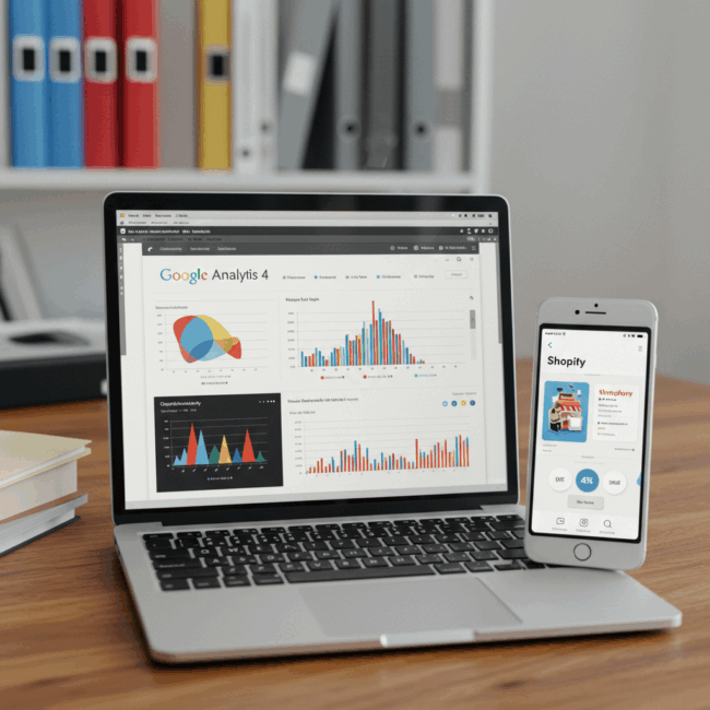Ihr Shopify-Shop und Google Analytics 4: Ein Leitfaden zur Datenintegration