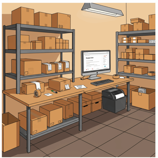 Optimizing Your Shopify Packing Station: A Small Warehouse Guide